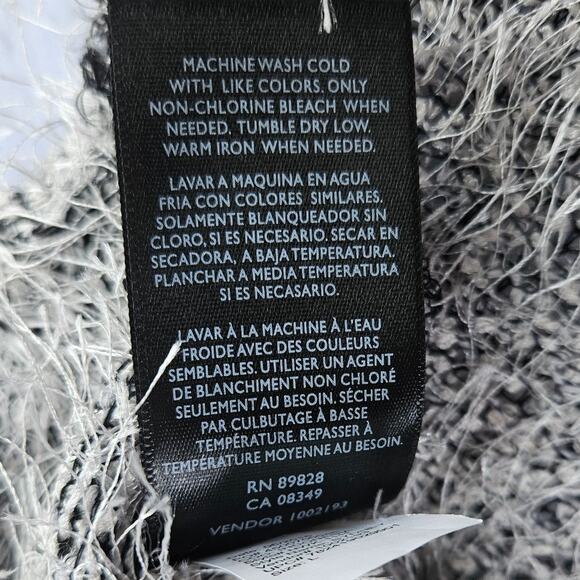 New Nine West Fuzzy Transitional Weather Tunic Top Dolman Sleeve Oversized Large - Picture 12 of 14